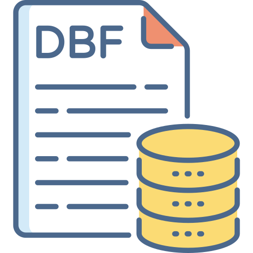 Database file Generic Outline Color icon