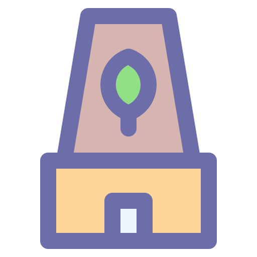 Eco factory Generic Outline Color icon