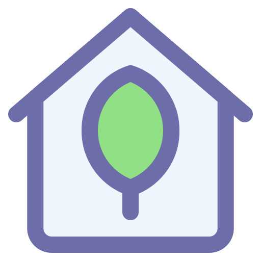 Eco house Generic Outline Color icon