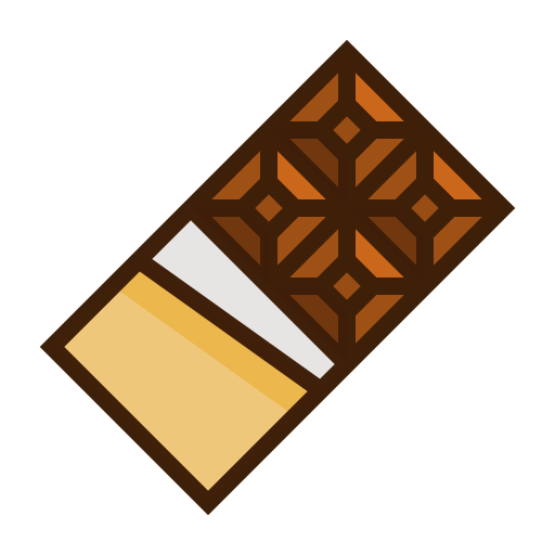 barre de chocolat Generic Outline Color Icône