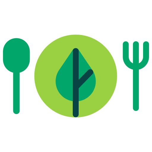 Eco food Chanut is Industries Flat icon