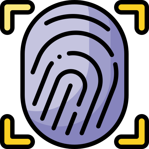 finger scan Generic Outline Color icon