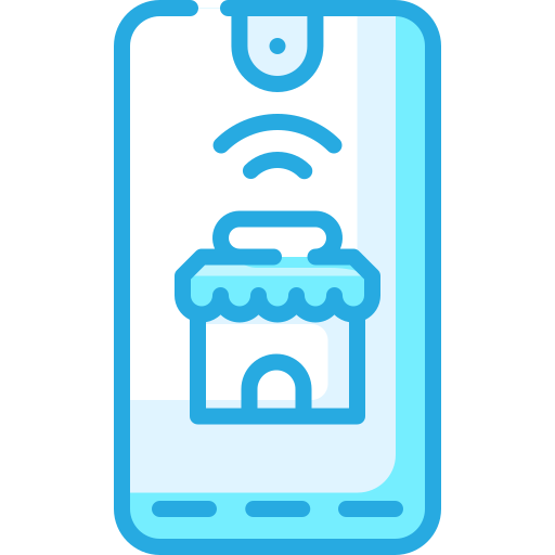 online einkaufen Generic Blue icon