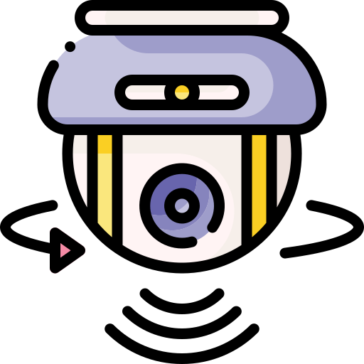 cámara de seguridad Generic Outline Color icono