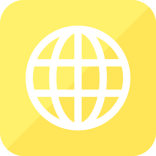 wereldbol Generic Square icoon