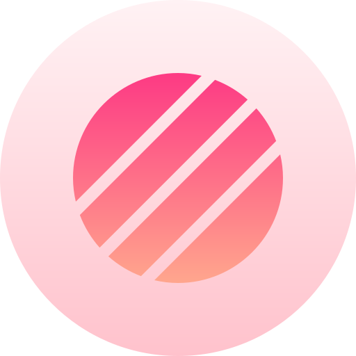 pilates bal Basic Gradient Circular icoon