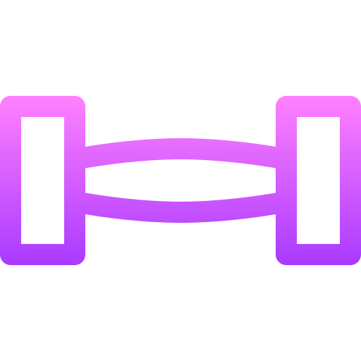 Dumbbell Basic Gradient Lineal color icon
