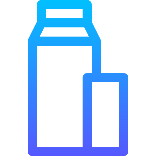 lait Basic Gradient Lineal color Icône