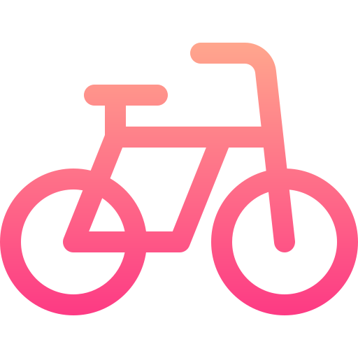 Bike Basic Gradient Lineal color icon