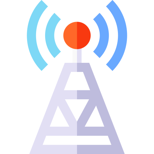 antena de radio Basic Straight Flat icono