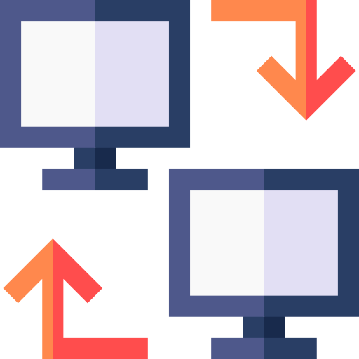 bildschirm Basic Straight Flat icon