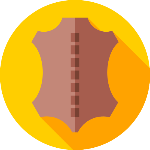 skóra Flat Circular Flat ikona