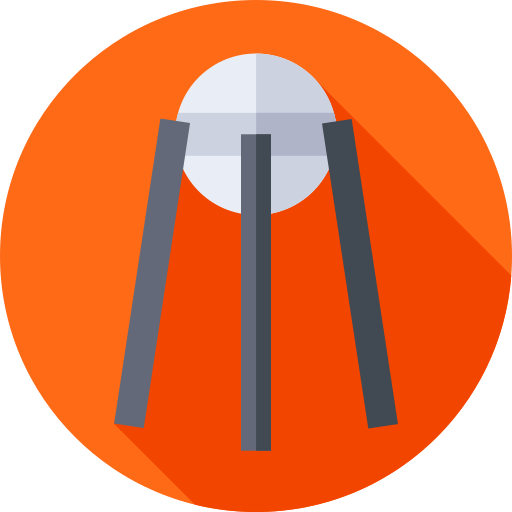 Sputnik Flat Circular Flat icon