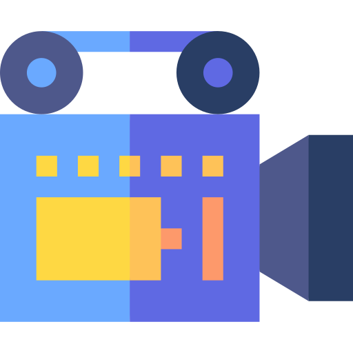 비디오 카메라 Basic Straight Flat icon