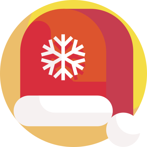 Christmas hat Detailed Flat Circular Flat icon