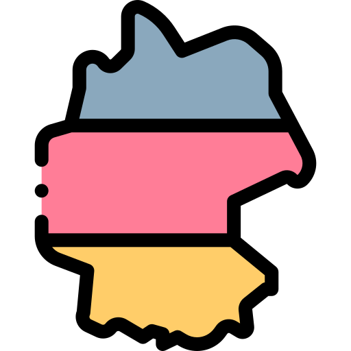 독일 Detailed Rounded Lineal color icon