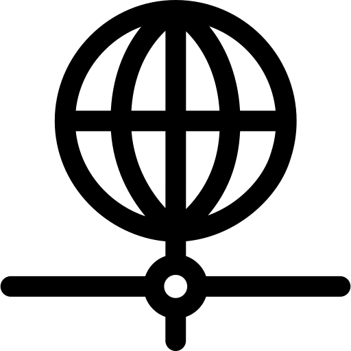 internet Basic Rounded Lineal Ícone