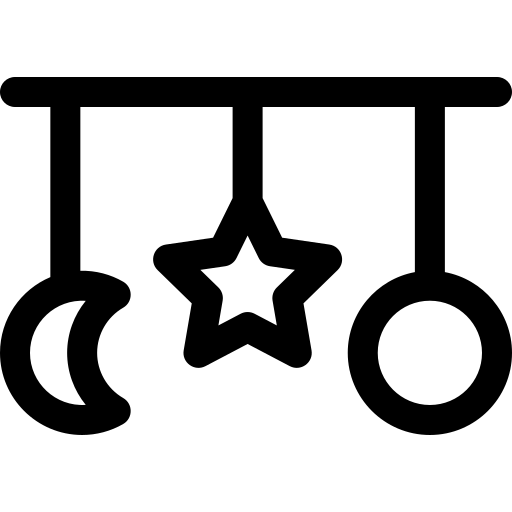 giocattolo per culla Basic Rounded Lineal icona