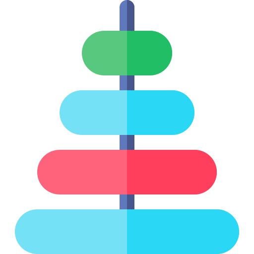 pyramide Basic Rounded Flat Icône