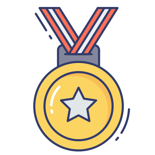 メダル Dinosoft Lineal Color icon