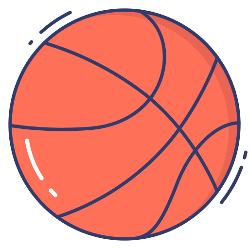 Basketball Dinosoft Lineal Color icon