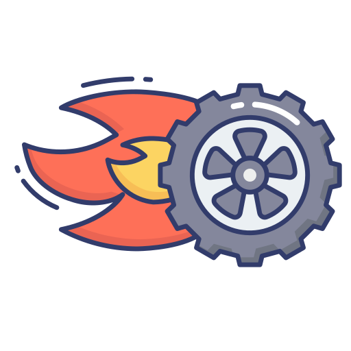 車輪 Dinosoft Lineal Color icon