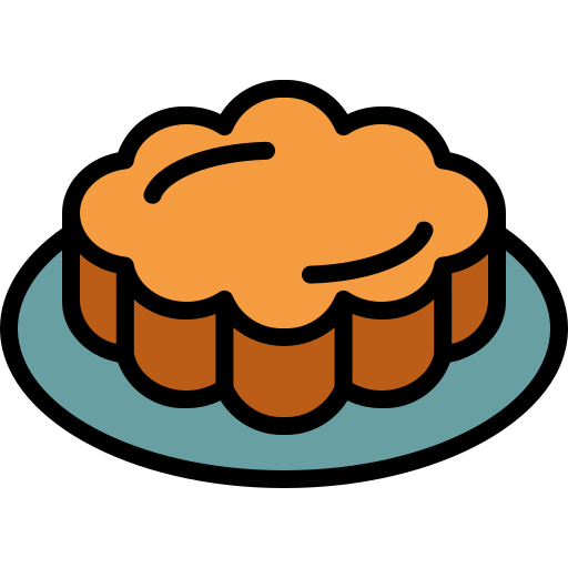 księżycowe ciasto Winnievizence Lineal color ikona