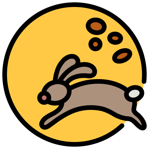królik Winnievizence Lineal color ikona