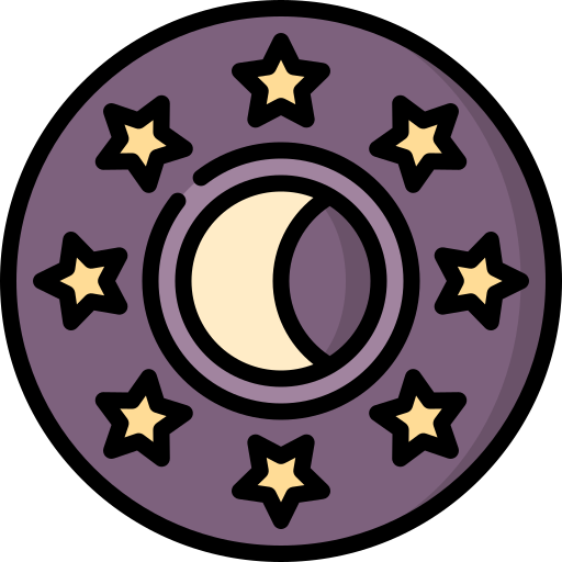 Звездная ночь Special Lineal color иконка