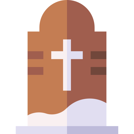 무덤 Basic Straight Flat icon