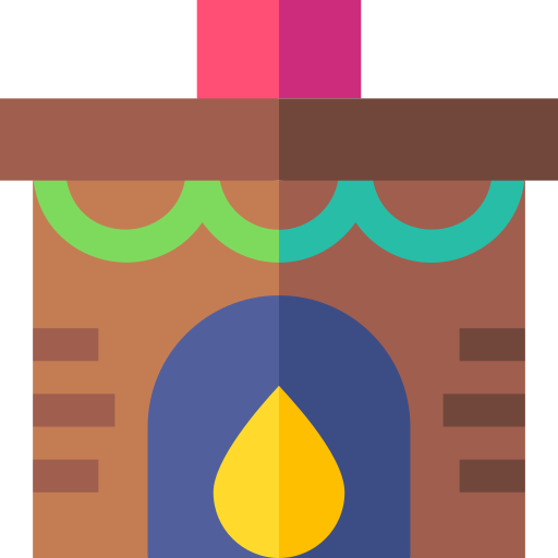 Chimney Basic Straight Flat icon