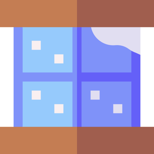 窓 Basic Straight Flat icon