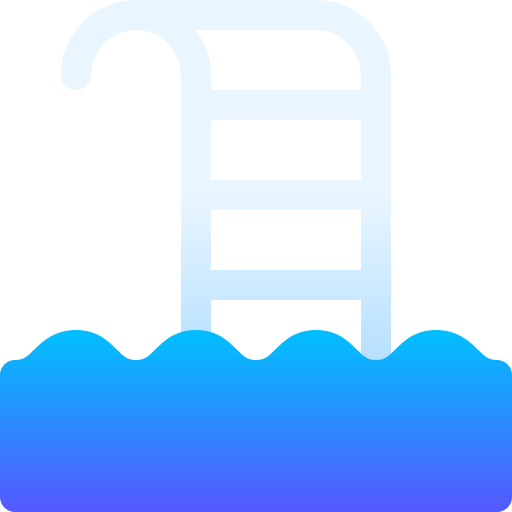 Плавательный бассейн Basic Gradient Gradient иконка