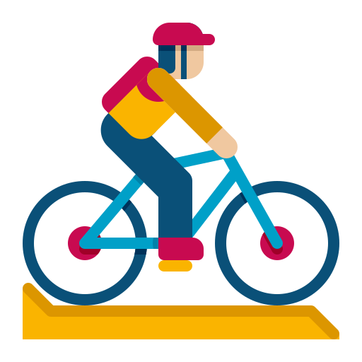 mountain bike Flaticons Flat icoon