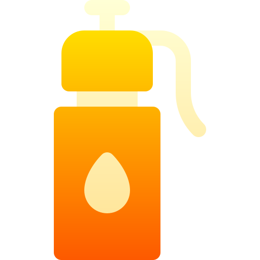 bottiglia d'acqua Basic Gradient Gradient icona