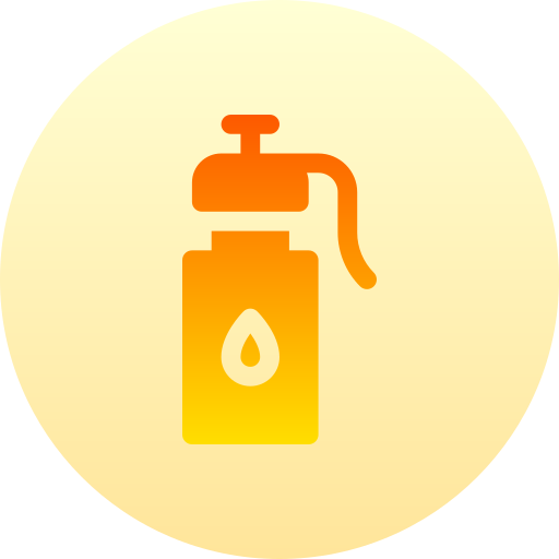 bottiglia d'acqua Basic Gradient Circular icona