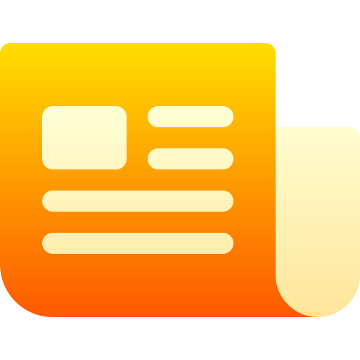 zeitung Basic Gradient Gradient icon