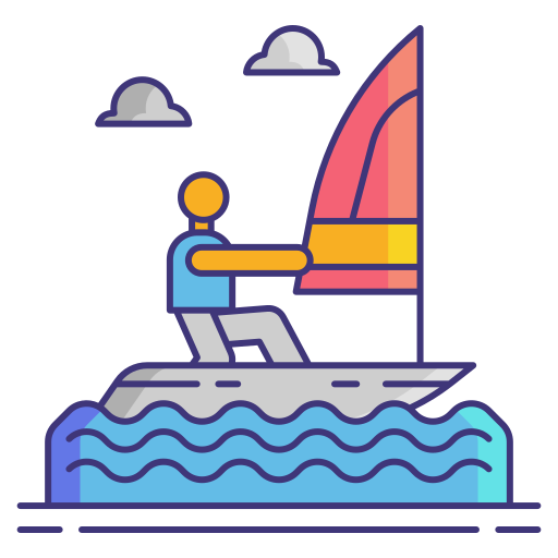 Sailing Flaticons Lineal Color icon