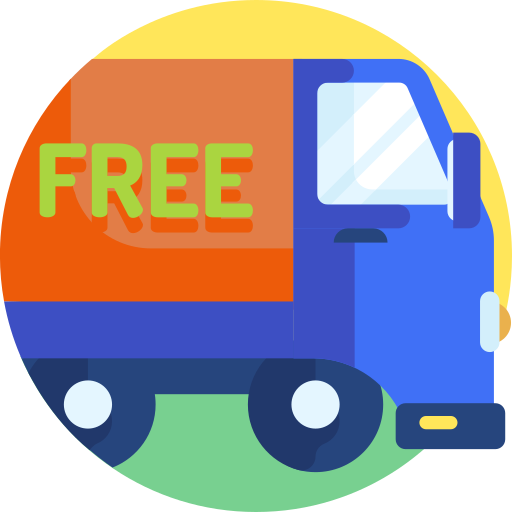 Free delivery Detailed Flat Circular Flat icon