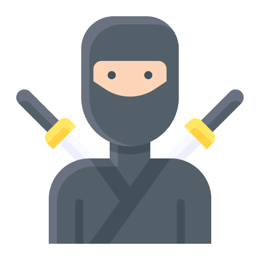 ninja Generic Flat icono