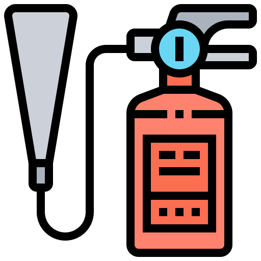 Fire extinguisher Meticulous Lineal Color icon