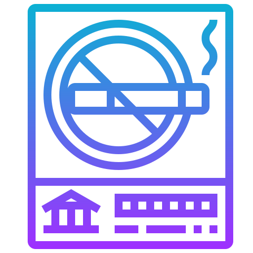 No smoking Meticulous Gradient icon