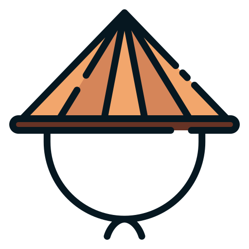 Бамбуковая шляпа Good Ware Lineal Color иконка