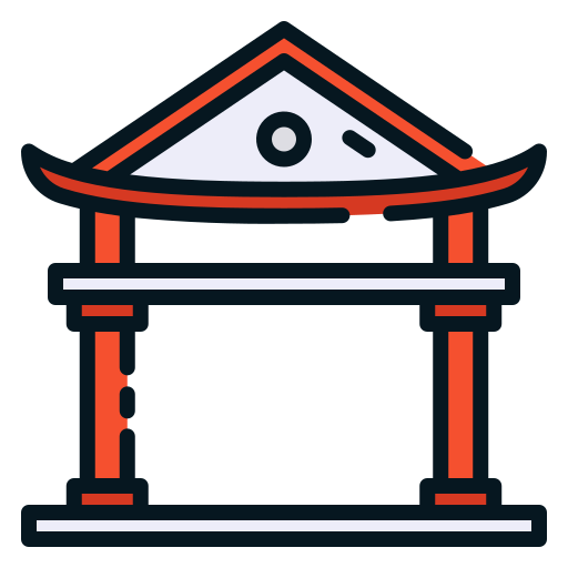 Temple Good Ware Lineal Color icon