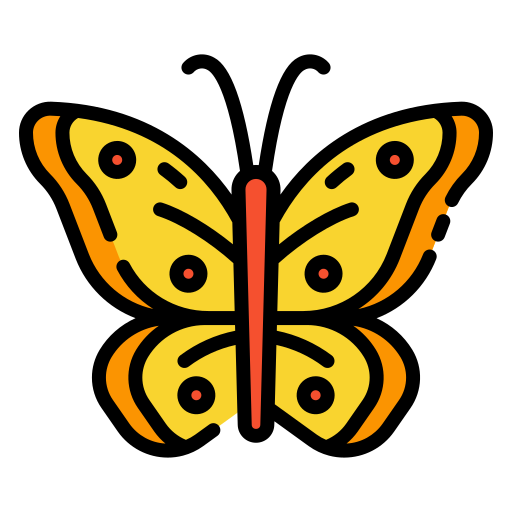 vlinder Good Ware Lineal Color icoon