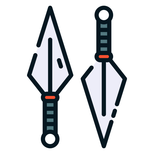 kunai Good Ware Lineal Color icon