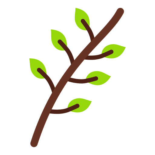 rama de árbol Good Ware Flat icono