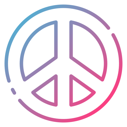 平和のシンボル Good Ware Gradient icon