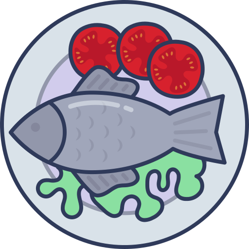 pescado Dinosoft Lineal Color icono