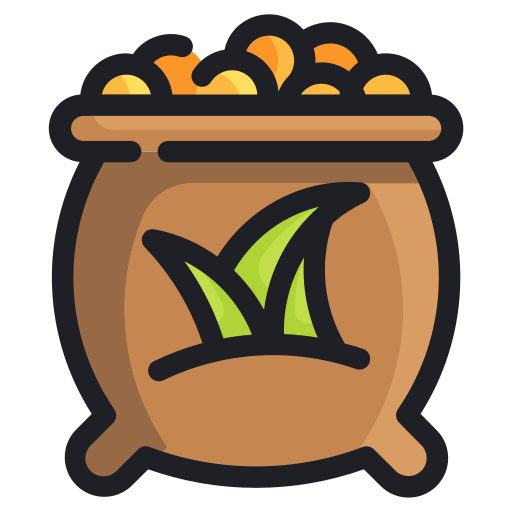 Seed bag Generic Outline Color icon